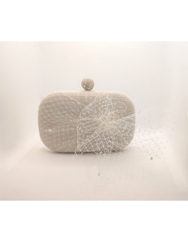 Cream original wedding bride bag - Clutch bags - 5