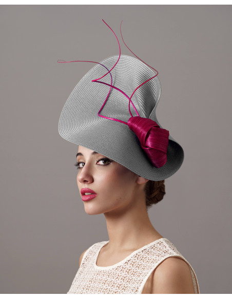 Race Day Fascinator Fuchsia - Wedding hats for women - 1