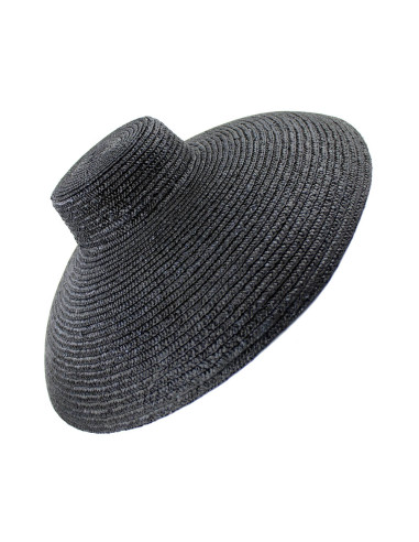 Elegant black Royal Ascot hat for women - Wedding hats for women - 1