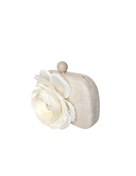 Bolso clutch invitada de boda marfil - Tienda - 7