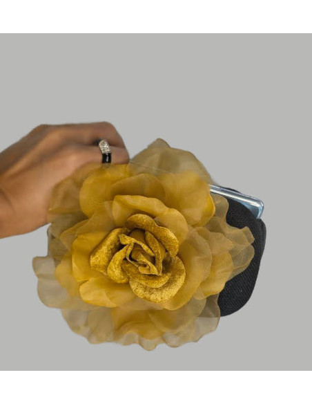Black and mustard Kentucky derby bag - Shop - 6