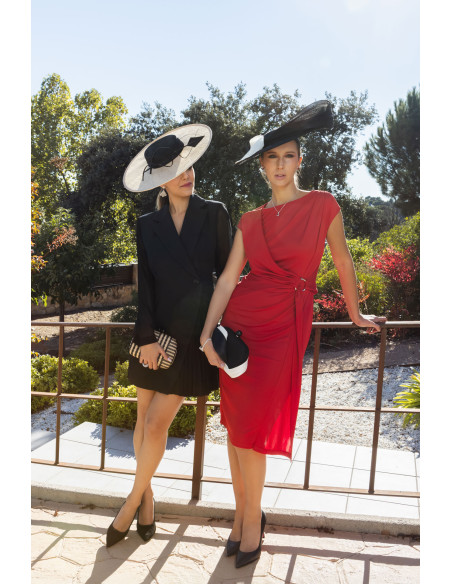 Elegant Kentucky Derby hat black and ivory - Wedding hats for women - 8 Elegant Kentucky Derby hat black and ivory - Wedding hats for women - 8