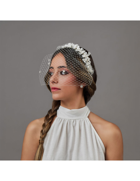 White bride veil headband - Shop - 3 White bride veil headband - Shop - 3