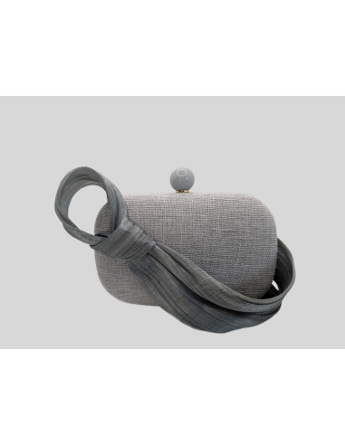 Grey clutch wedding bag - Clutch bags - 1