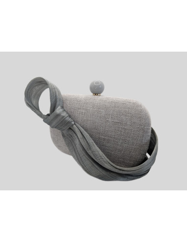 Grey clutch wedding bag - Clutch bags - 2