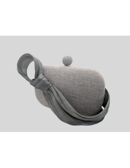 Grey clutch wedding bag - Clutch bags - 2