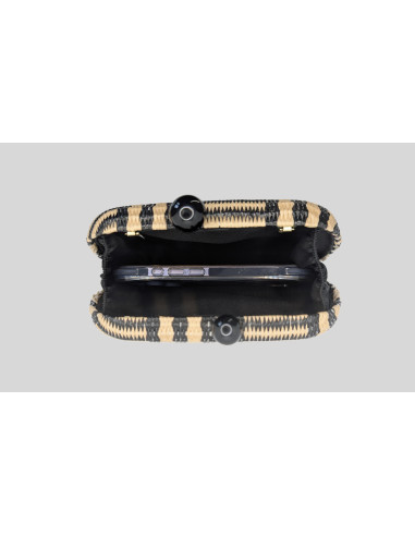 Black and beige clutch for weddings - Shop - 3