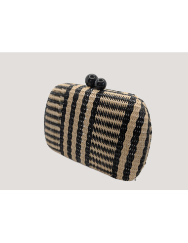 Black and beige clutch for weddings - Shop - 5