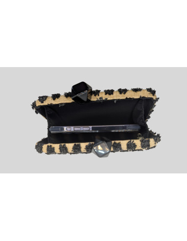Original black and beige clutch bag - Shop - 4