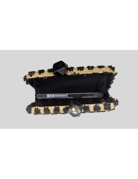 Original black and beige clutch bag - Shop - 4