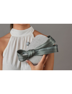 Grey clutch wedding bag - Clutch bags - 6