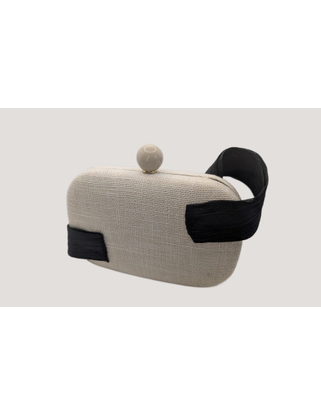 Cream and black wedding bag - Shop - 3