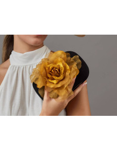 Black and mustard Kentucky derby bag - Shop - 1