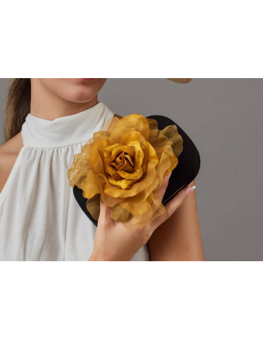 Black and mustard Kentucky derby bag - Shop - 1