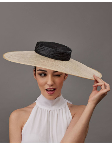 Elegant black wedding hat for women - Shop - 1