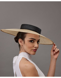Elegante Pamela beige de boda para madrinas - Tienda - 1 2