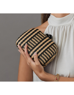 Black and beige clutch for weddings - Shop - 7