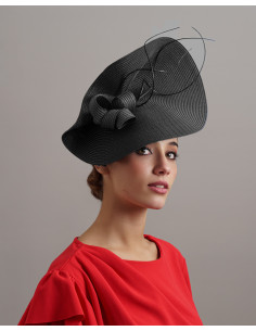 Kentucky Derby black hat for woman - Wedding hats for women - 3