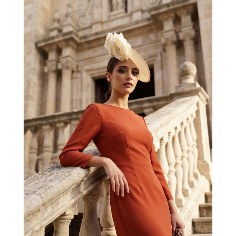 Cream flower hat for woman - Wedding hats for women - 2