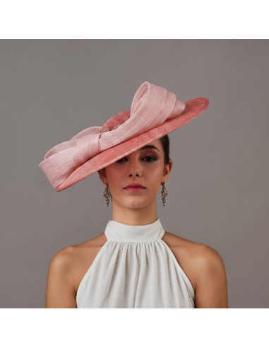 Light Pink Kentucky Derby hat for woman - Wedding hats for women - 1