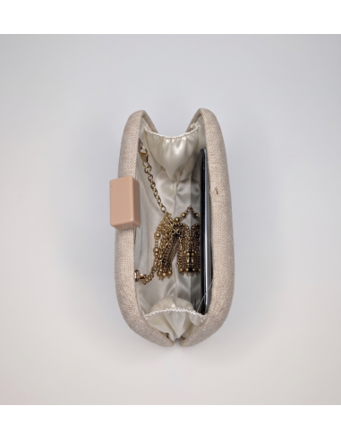 Beige Kentucky derby bag - Clutch bags - 3
