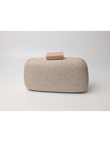 Bolso clutch invitada de boda beige - Bolsos de fiesta - 1