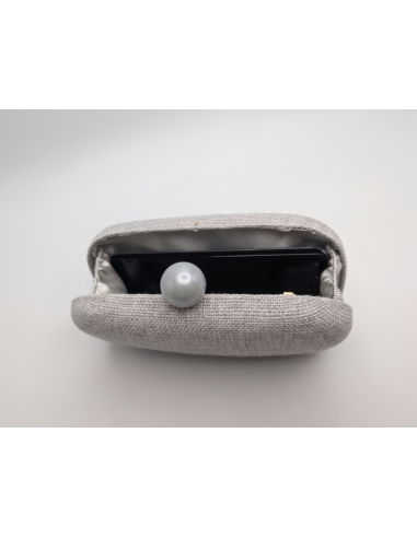 Elegant Clutch grey for Weddings guest - Clutch bags - 4