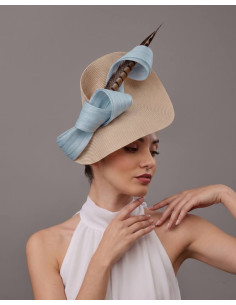 Kentucky derby hat light blue women - Wedding hats for women - 1 2
