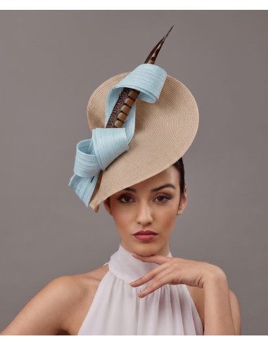 Kentucky derby hat light blue women - Wedding hats for women - 1