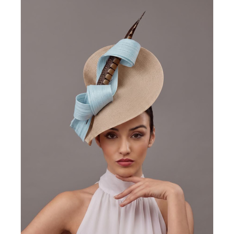 Kentucky derby hat light blue women - Wedding hats for women - 1