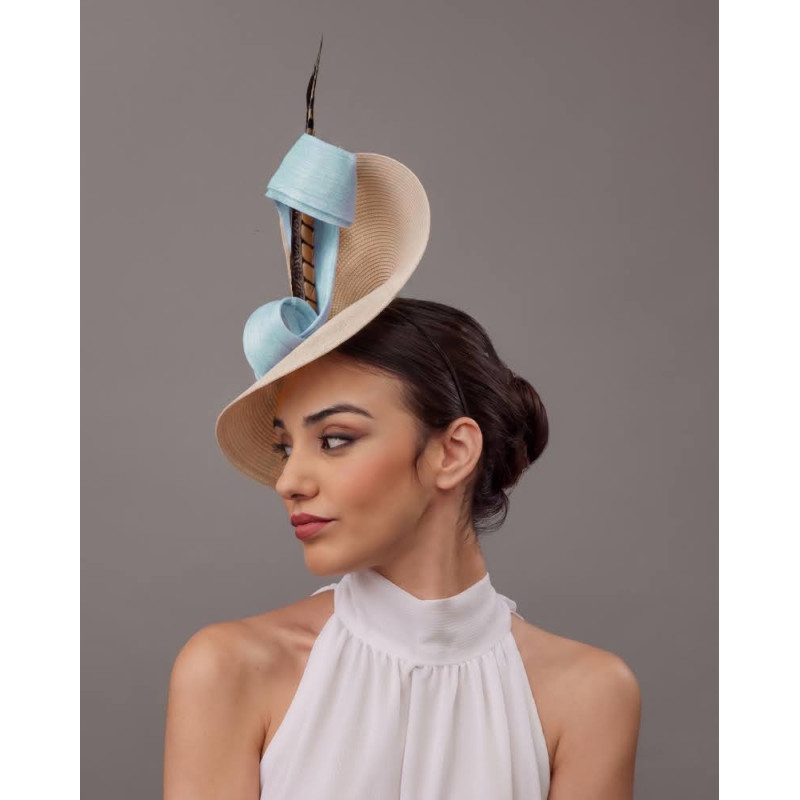 Kentucky derby hat light blue women - Wedding hats for women - 3 Kentucky derby hat light blue women - Wedding hats for women - 3