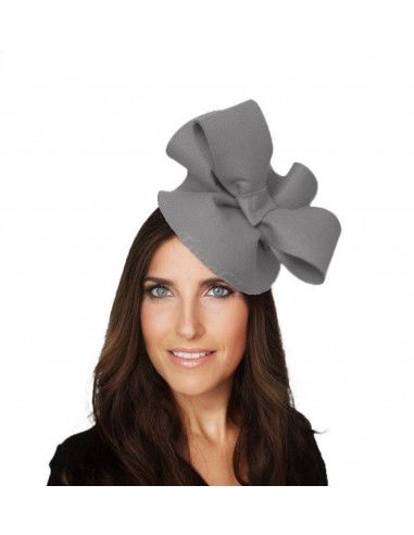 Woman winter wedding hat gray - Wedding hats for women - 5