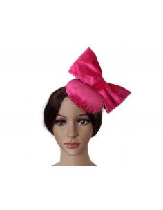 Fuchsia pink wedding hat - Wedding hats for women - 1