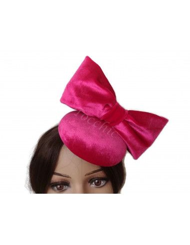 Fuchsia pink wedding hat - Wedding hats for women - 5