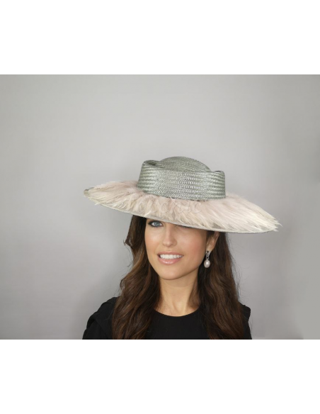 Elegant Woman feathers hat Kentucky derby - Wedding hats for women - 3 Elegant Woman feathers hat Kentucky derby - Wedding hats for women - 3