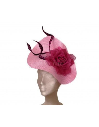 Pink derby hats for women - Wedding hats for women - 7
