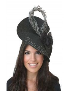 Black ladies hats - Wedding hats for women - 1