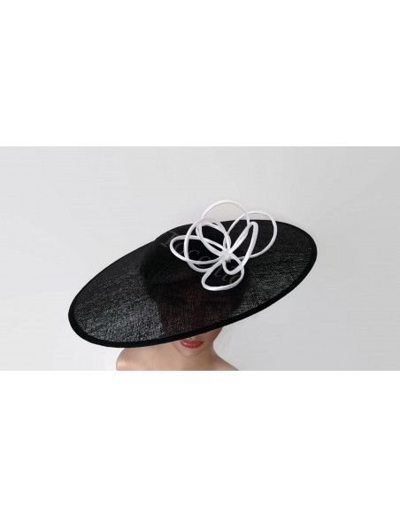 Black and white wedding hat - Wedding hats for women - 5 Black and white wedding hat - Wedding hats for women - 5
