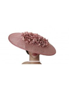 Nude flowers hat - Wedding hats for women - 1